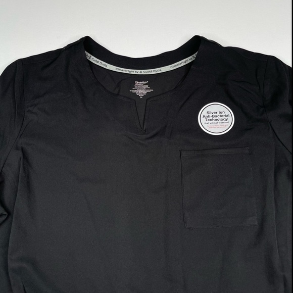 Scrub Top Climate Right Cuddl Duds Scrubs Medical Hospital Nurse Doctor 3X New - Picture 5 of 13